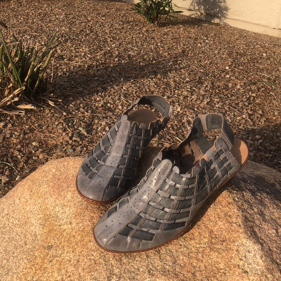 NWOT Rieker Anti-stress Sina 78 Grey Slip On Shoes Genuine Leather! Size 40/US 9 - Picture 10 of 14